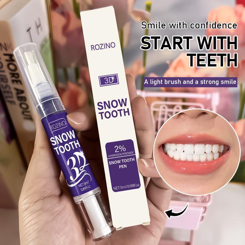 Whitening Pen Bleach - Portable Teeth Whitening Pen Remove Plaque
