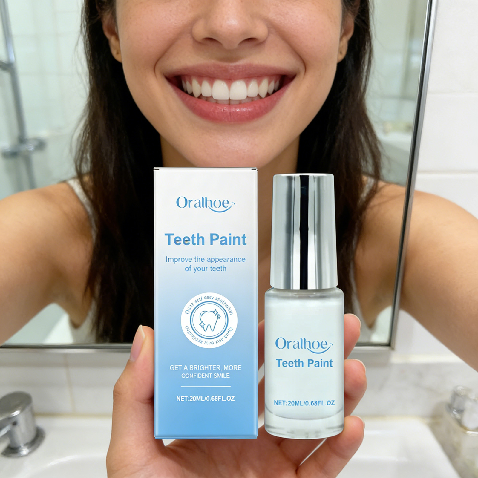 Teeth Paint Whitening - 20ml Teeth Whitening Paint - Instant