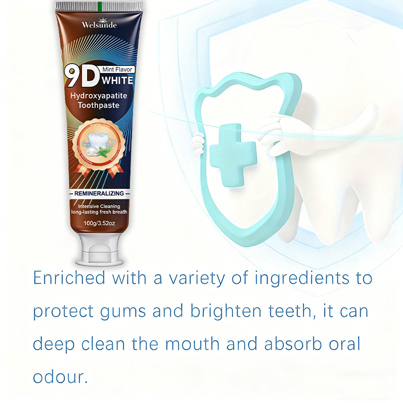 9D WHITE Mint Flavor Hydroxyap - огляд і ціна Hydroxyapatite Toothpaste