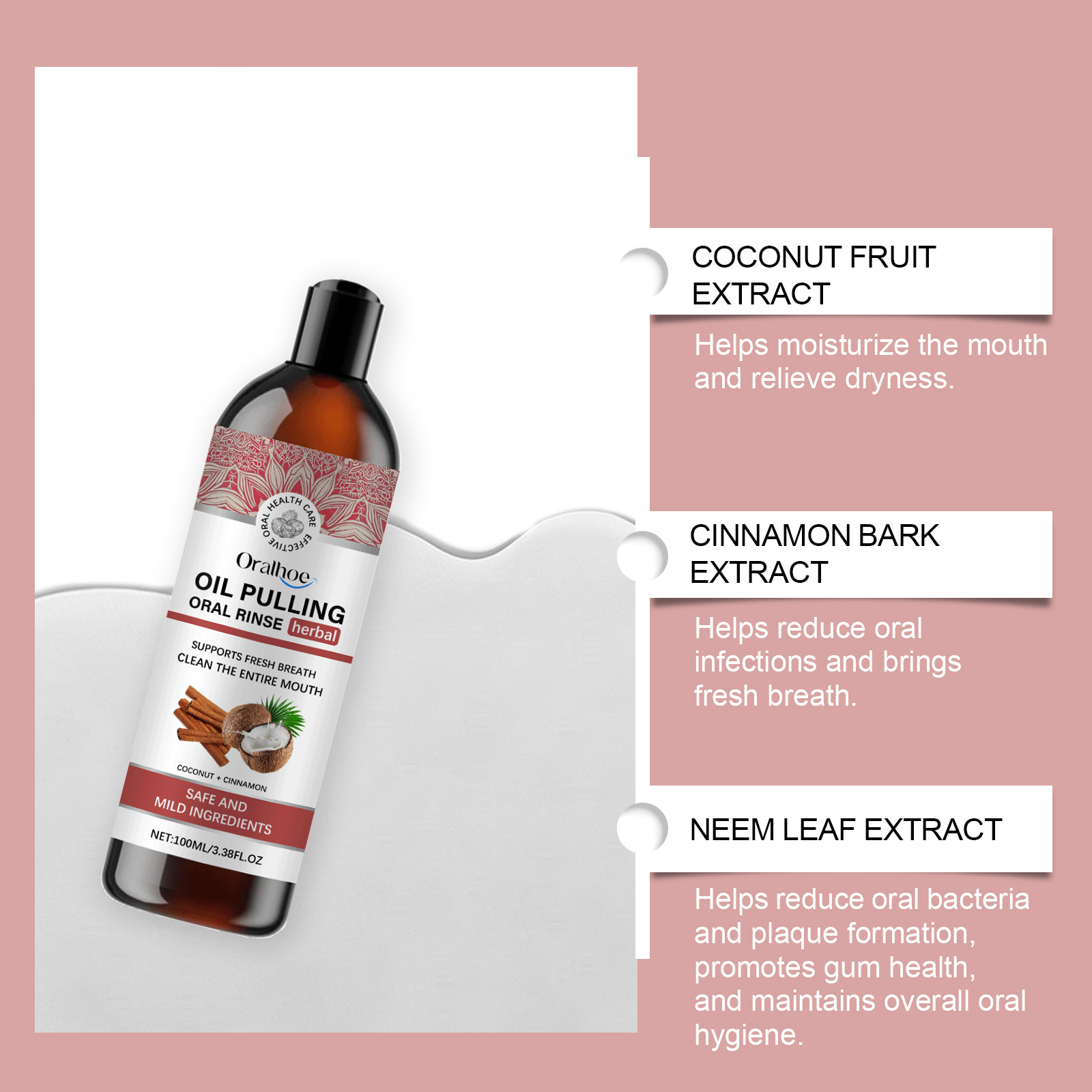 Coconut Pulling Oil Mouthwash  - огляд і ціна Teeth Whitening With Coconut Oil