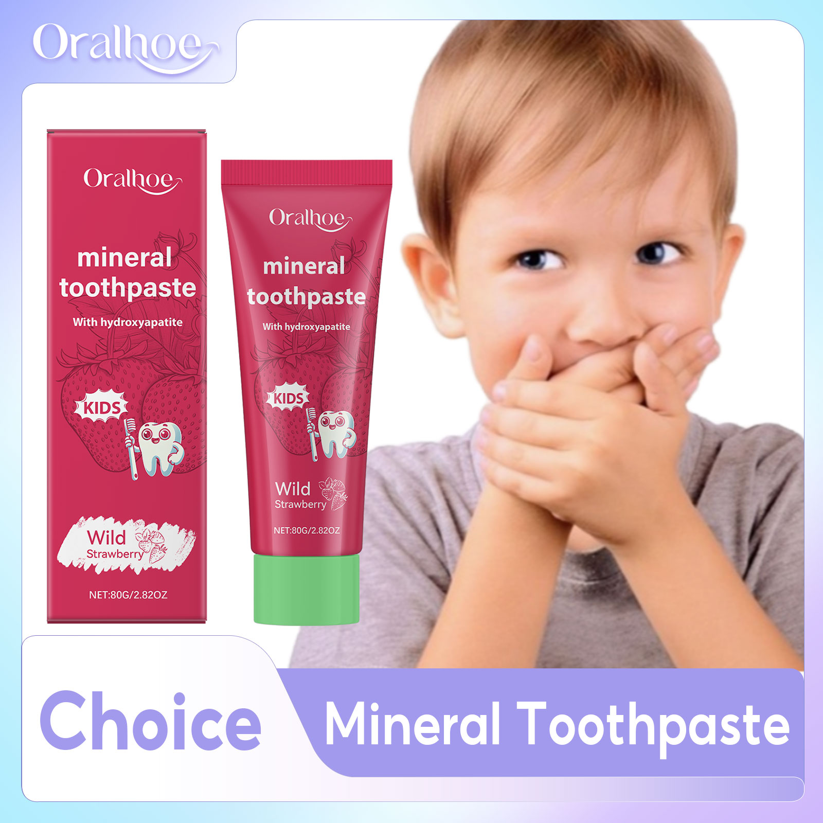Oralhoe Kids Toothpaste Clean  - огляд і ціна Hydroxyapatite Toothpaste