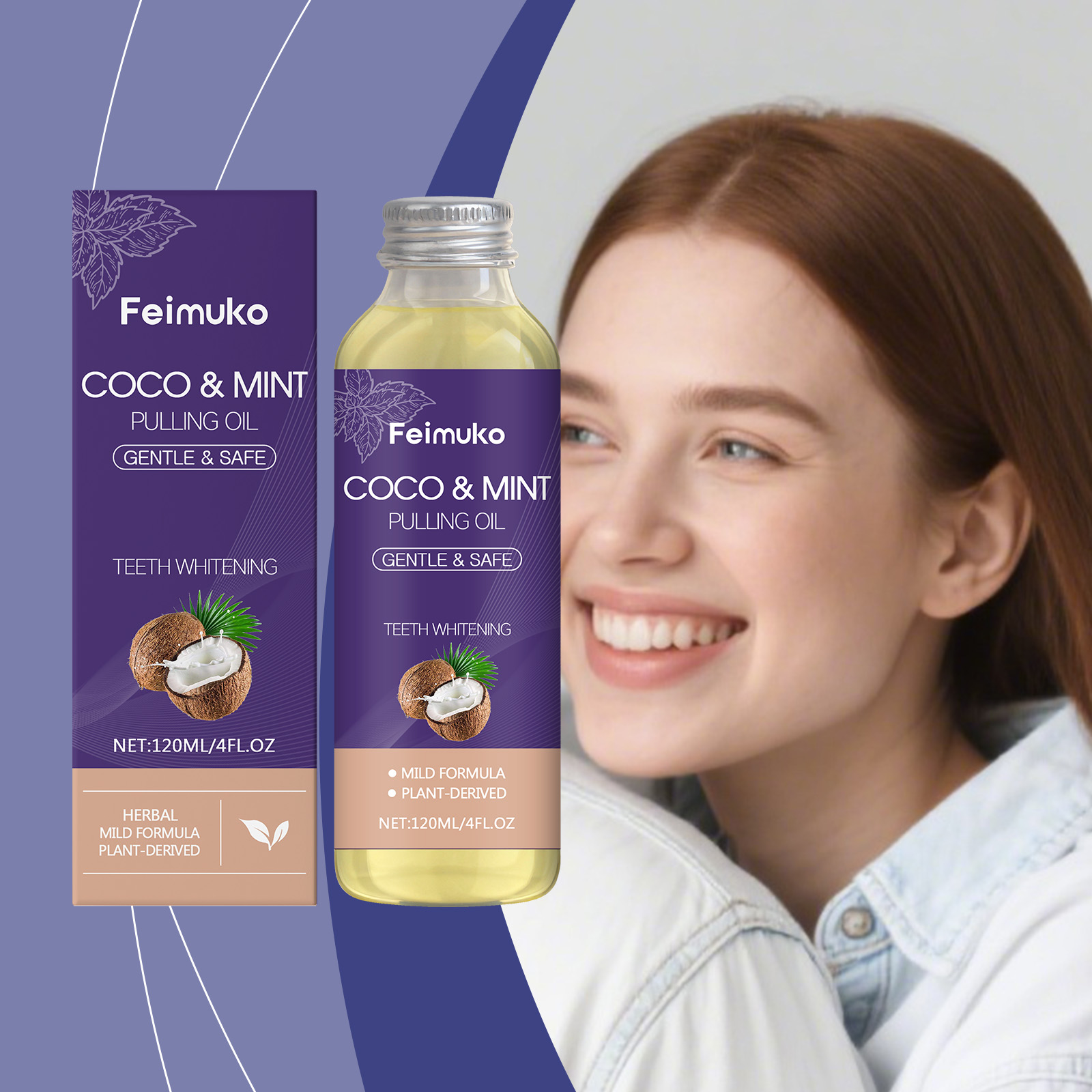 Coconut Oil Peppermint Pulling - огляд і ціна Teeth Whitening With Coconut Oil