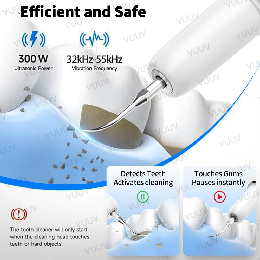 VUUV Ultrasonic Teeth Cleaner  - огляд і ціна Teeth Whitening Uv