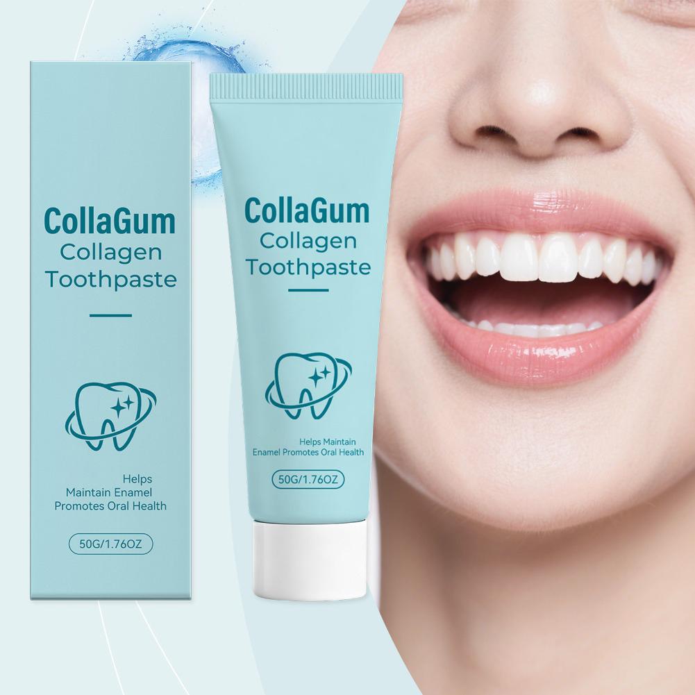 50g CollaGum Collagen Toothpas - огляд і ціна Teeth Whitening Promotion