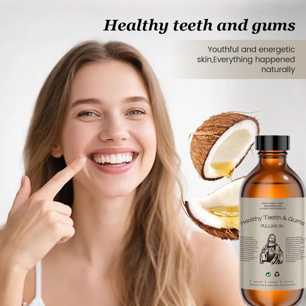 Coconut Mint Oil Pulling Mouth - огляд і ціна Teeth Whitening With Coconut Oil