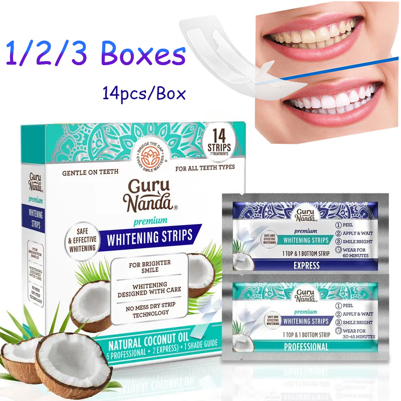 14pcs/box Coconut Oil Teeth Wh - огляд і ціна Teeth Whitening With Coconut Oil