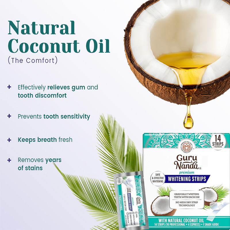 14pcs/box Coconut Oil Teeth Wh - огляд і ціна Teeth Whitening With Coconut Oil
