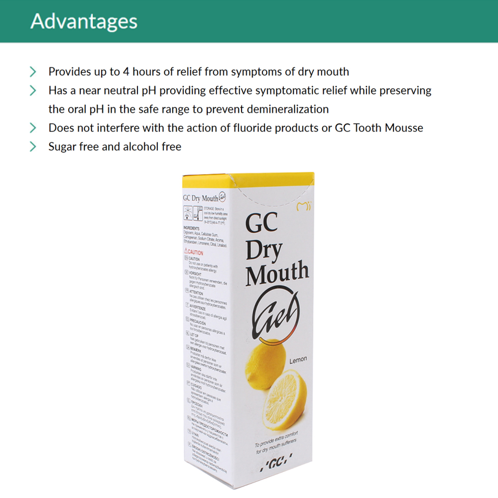 Dry Mouth Relief Gel Treatment - огляд і ціна Teeth Whitening In Japan