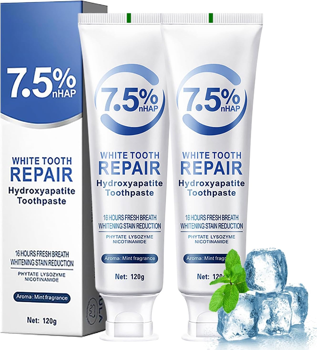 1/2Pcs Hydroxyapatite Toothpas - огляд і ціна Hydroxyapatite Toothpaste