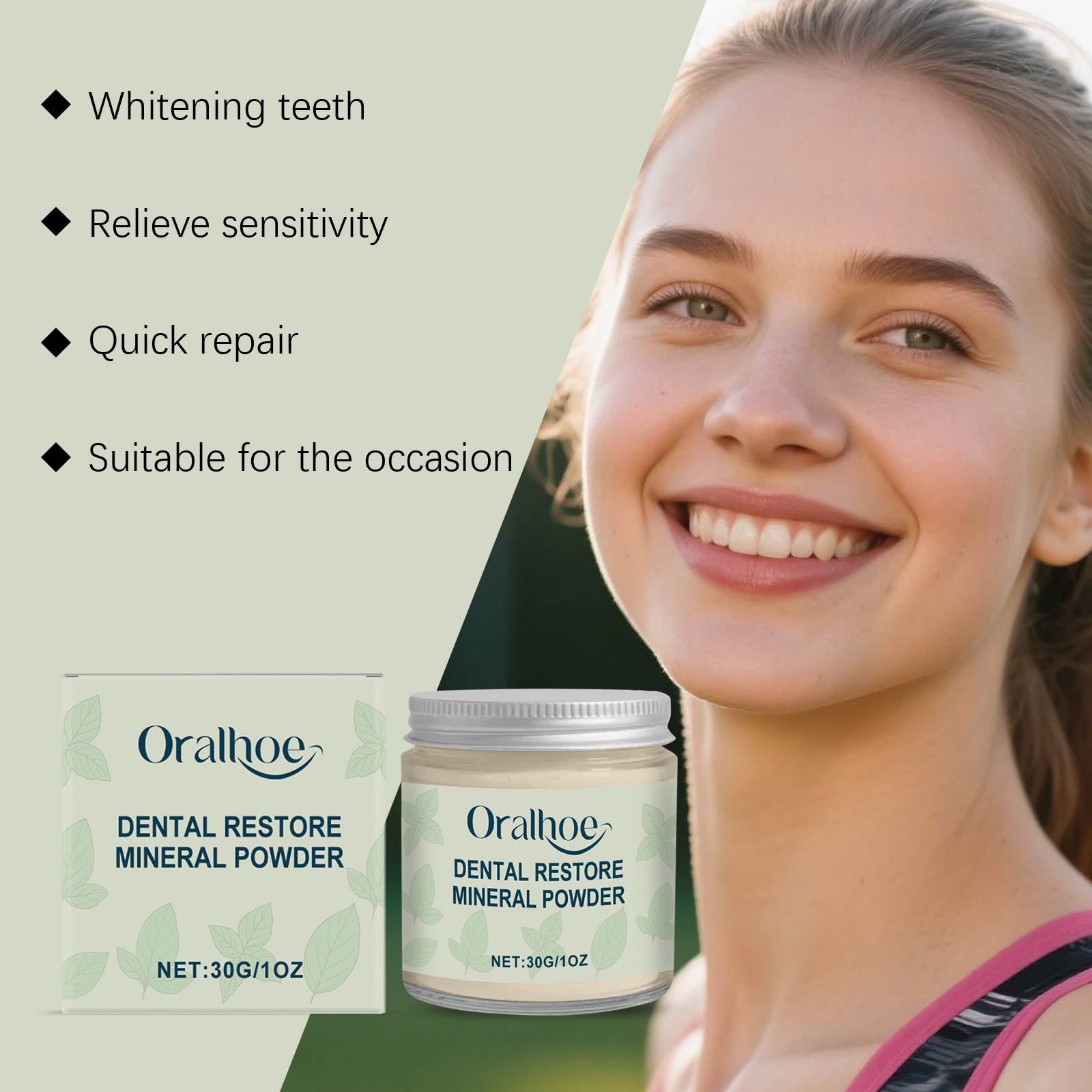 ORALHOE Dental Restore Mineral - огляд і ціна Teeth Whitening Or Bleaching