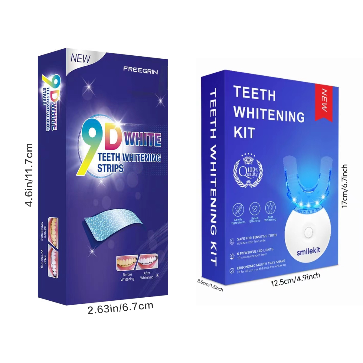 Teeth Whitening Kit - 5X LED L - огляд і ціна Teeth Whitening With Hydrogen Peroxide