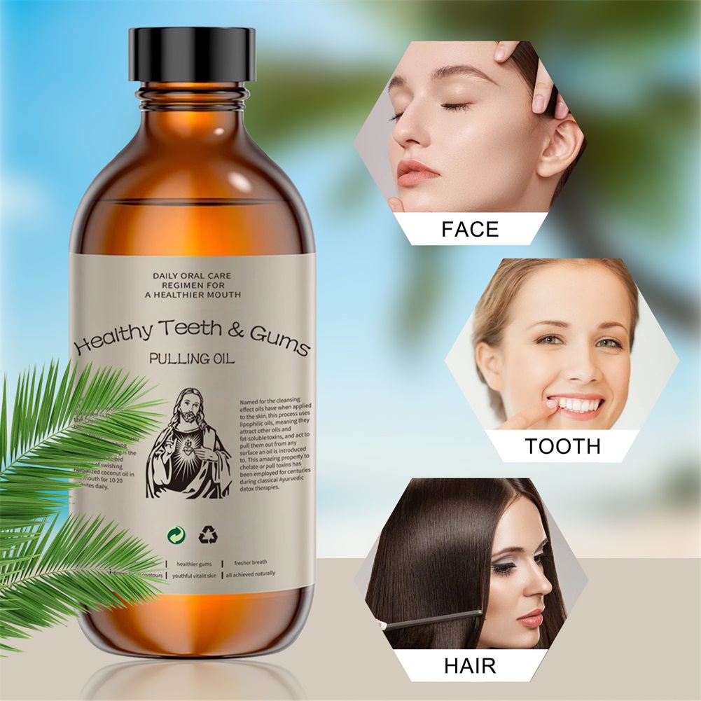 Coconuts Pulling Oil Mouthwash - огляд і ціна Teeth Whitening With Coconut Oil