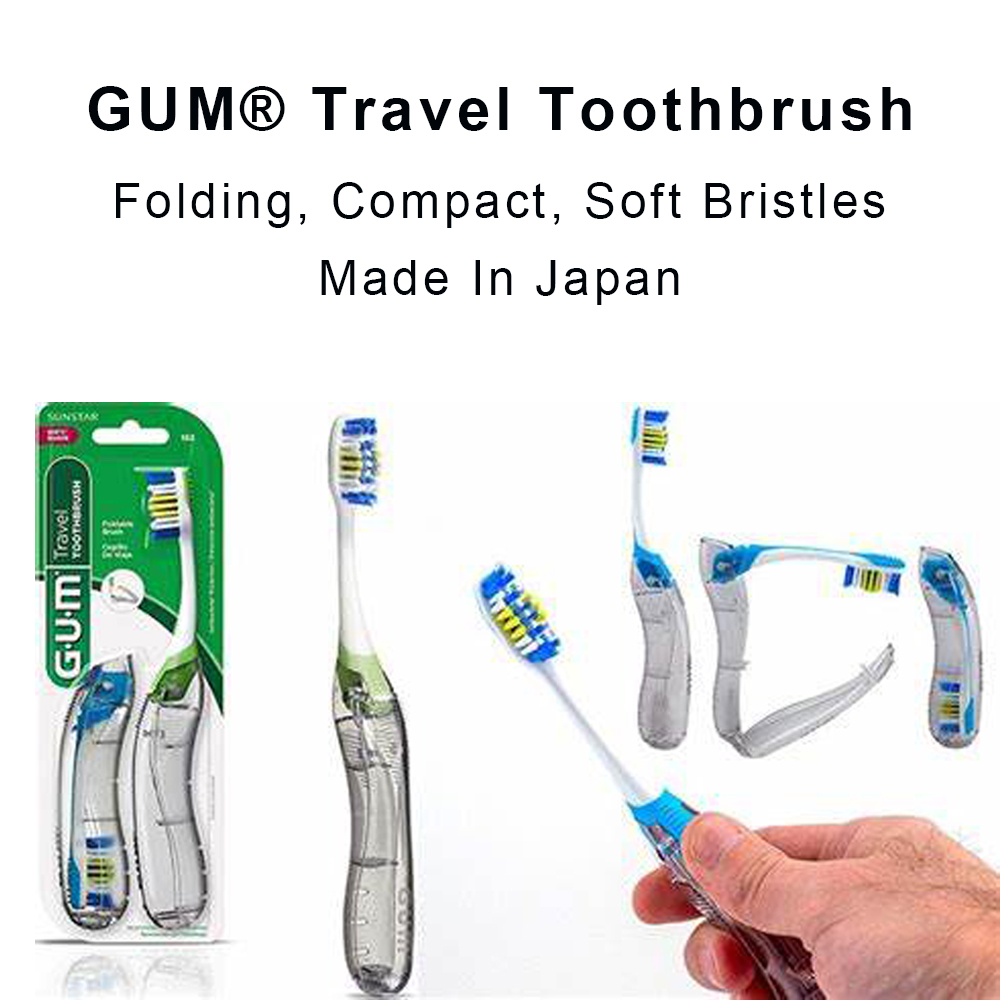 Gum Travel Toothbrush Folable  - огляд і ціна Teeth Whitening In Japan