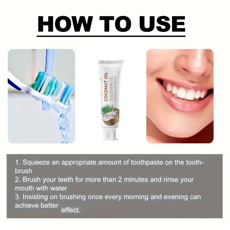 100g Coconut Oil Whitening Too - огляд і ціна Teeth Whitening With Coconut Oil