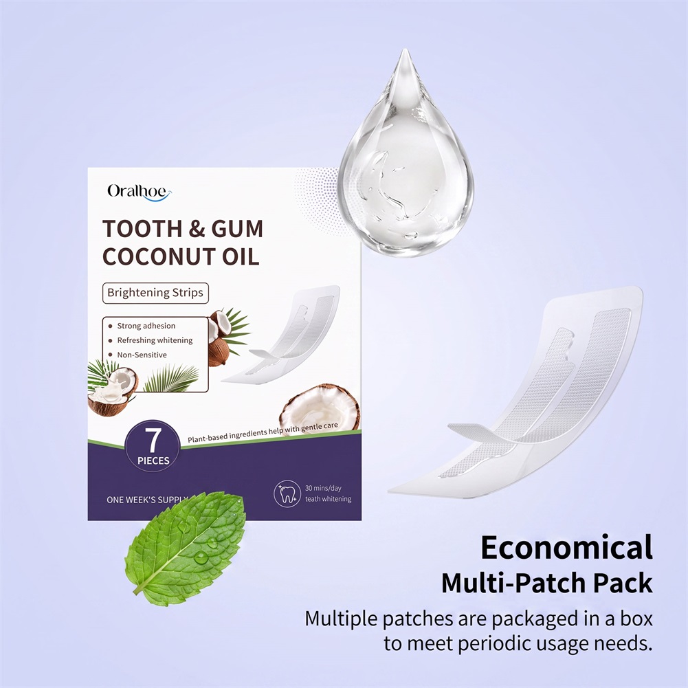 7pcs Tooth Gums Coconuts Oil B - огляд і ціна Teeth Whitening With Coconut Oil