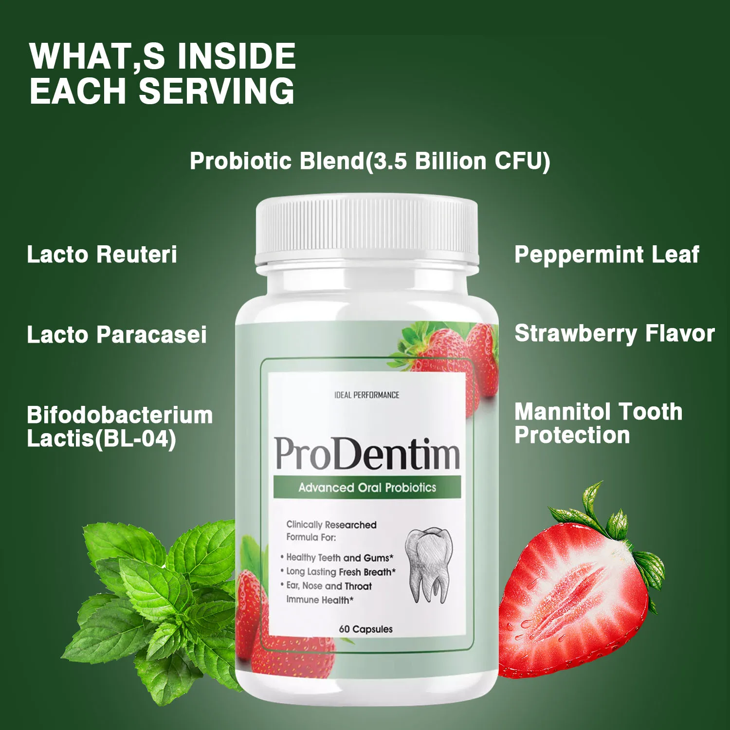 Advanced Oral Probiotics - Fre - огляд і ціна Teeth Whitening Promotion