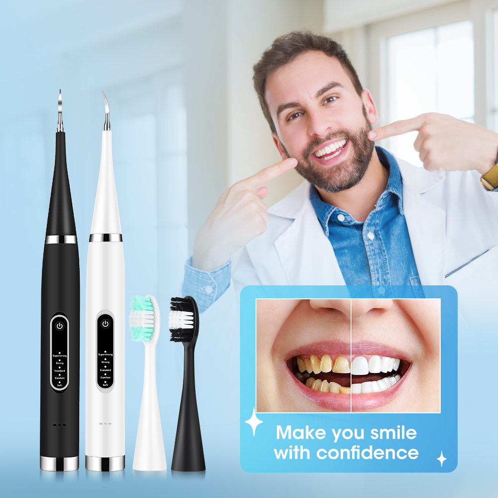 Electric Teeth Cleaner Sonic D - огляд і ціна Teeth Whitening And Stain Removal