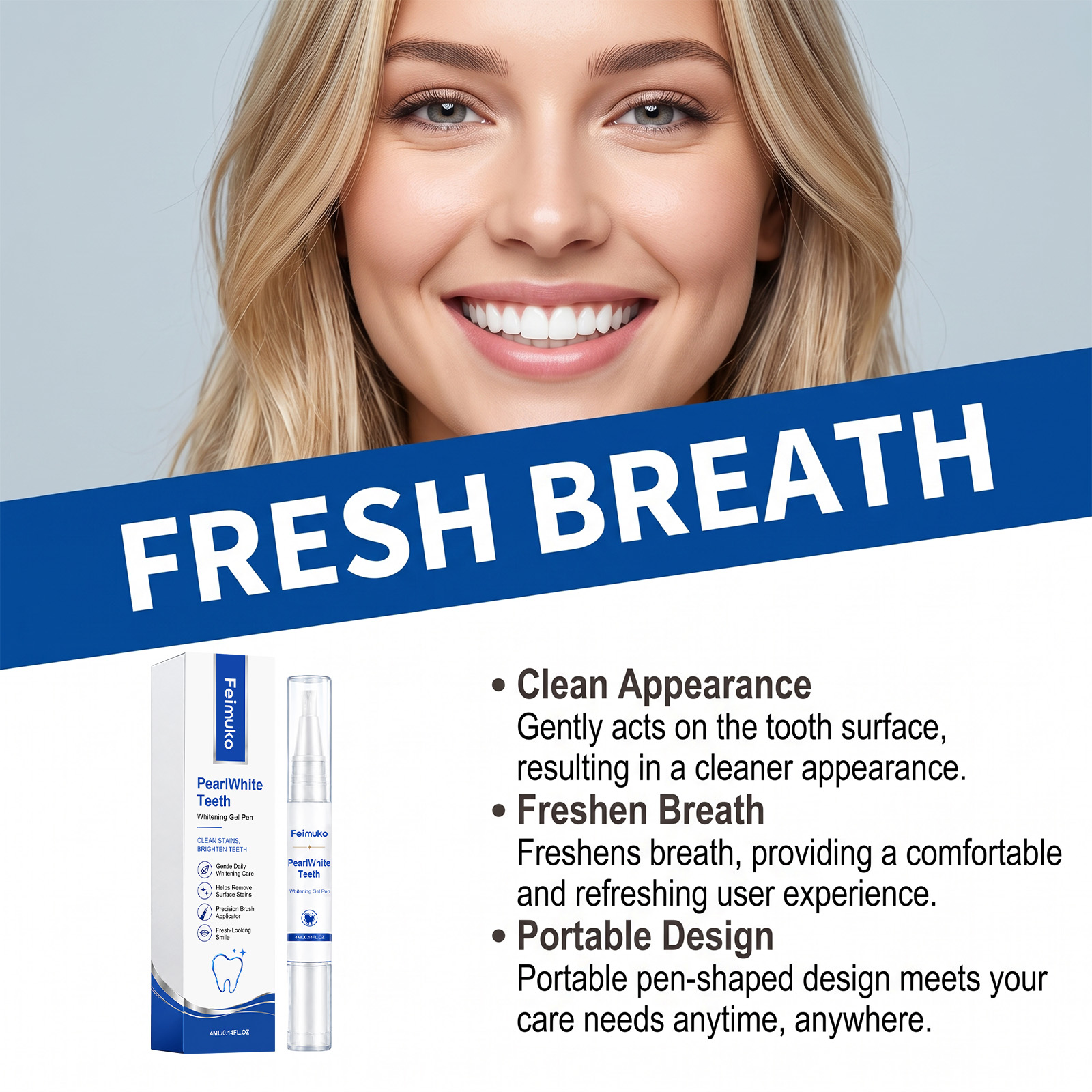 Portable Teeth Whitening Gel P - огляд і ціна Teeth Whitening With Hydrogen Peroxide