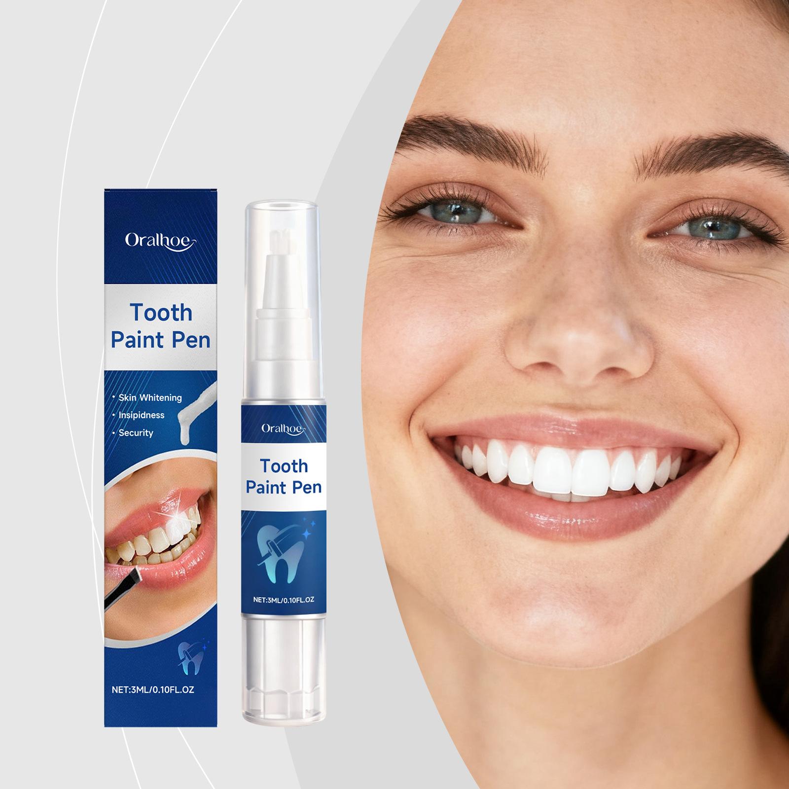 Oralhoe Tooth Paint Pen Stubbo - огляд і ціна Teeth Paint Whitening